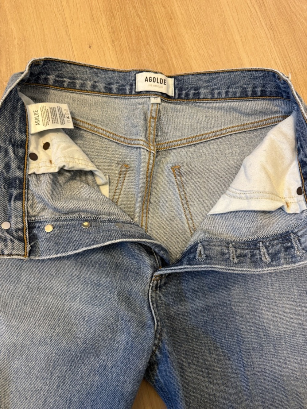 Agolde 90s pinch waist high rise straight leg - Picture 6 of 8